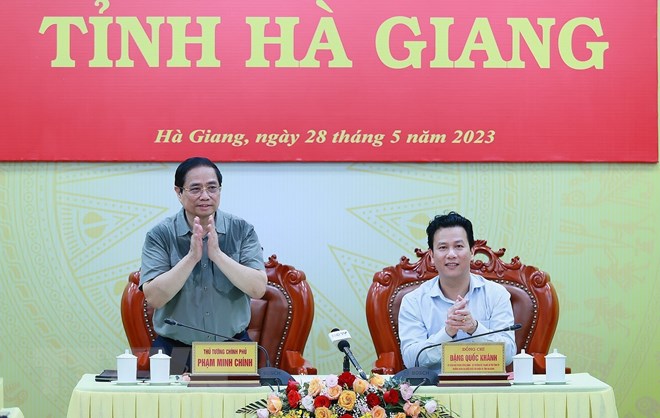 Thủ tướng dự Lễ khởi công đường bộ cao tốc Tuyên Quang-Hà Giang - ảnh 12