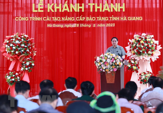 Thủ tướng dự Lễ khởi công đường bộ cao tốc Tuyên Quang-Hà Giang - ảnh 7
