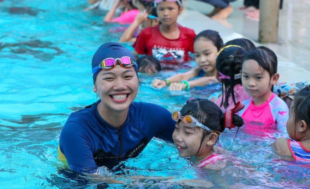 Ánh Viên dạy bơi miễn phí, làm đại sứ chương trình chống đuối nước cho trẻ em - ảnh 1