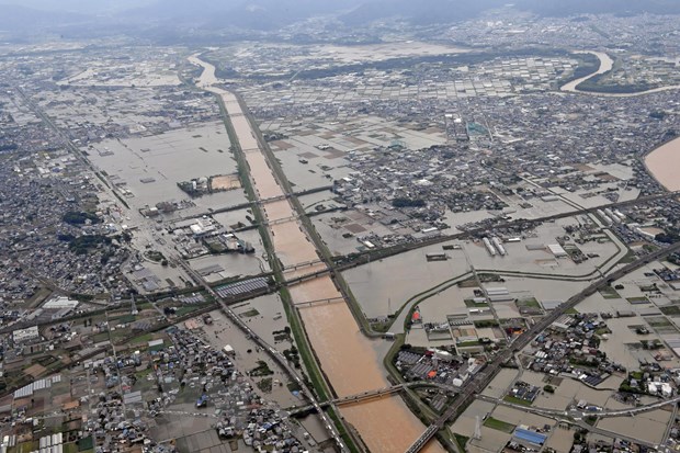 Mưa lớn tại Nhật Bản khiến 1 người thiệt mạng và 2 người mất tích - ảnh 2