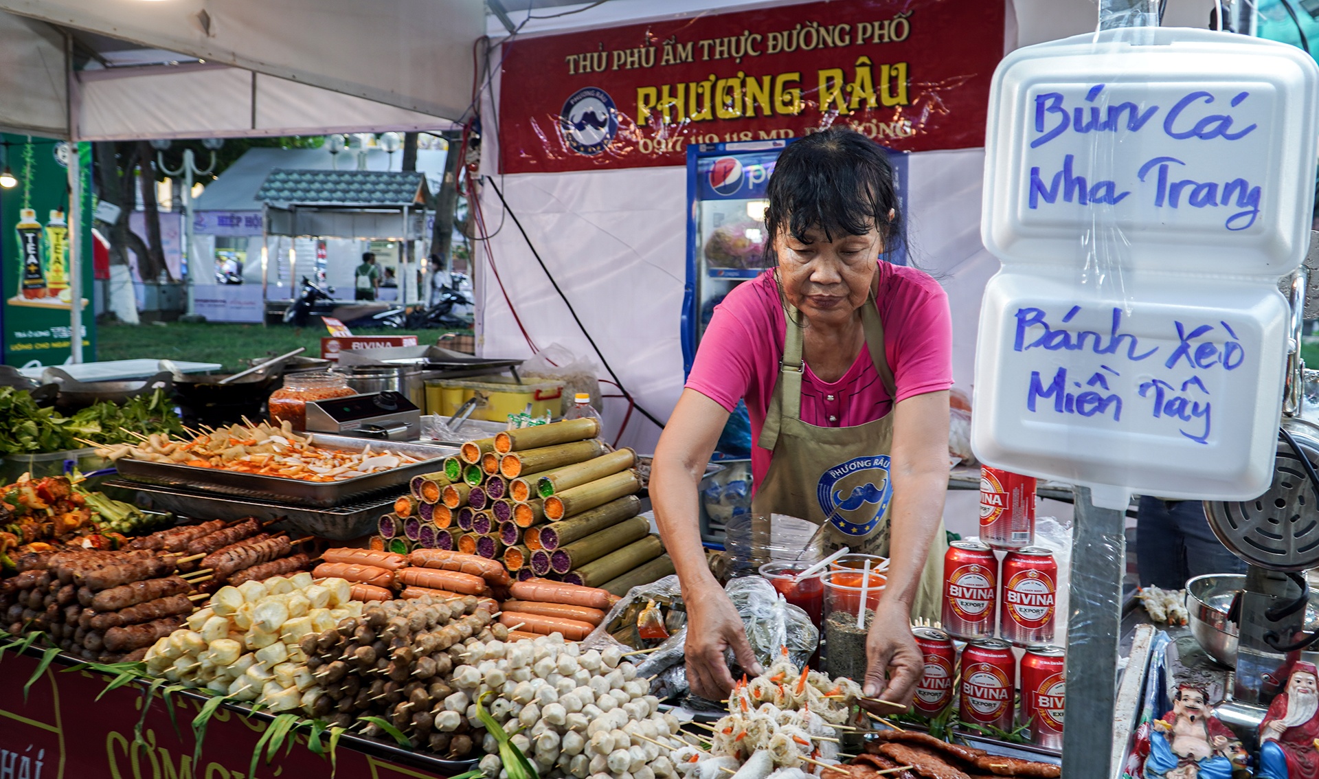 Bò một nắng Gia Lai, cơm lam tại lễ hội ẩm thực ở Nha Trang - ảnh 1