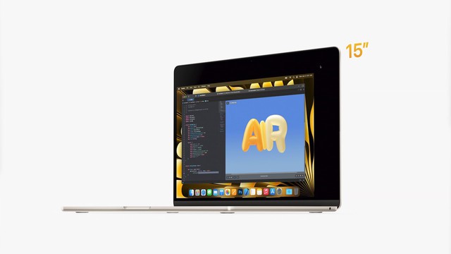 MacBook Air 15 inch chính thức: Mỏng nhất thế giới, chip Apple M2, pin 18 giờ, giá 1299 USD - ảnh 1