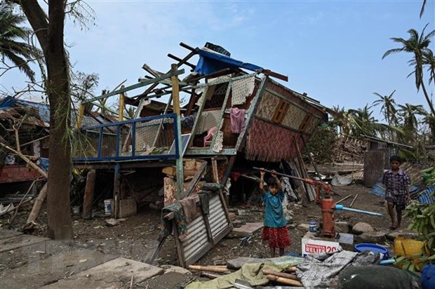 Cứu trợ người dân Myanmar bị ảnh hưởng nghiêm trọng bởi bão Mocha - ảnh 1