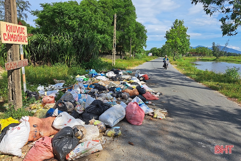 Đổ rác bừa bãi gây ô nhiễm môi trường ở Nghi Xuân - ảnh 5