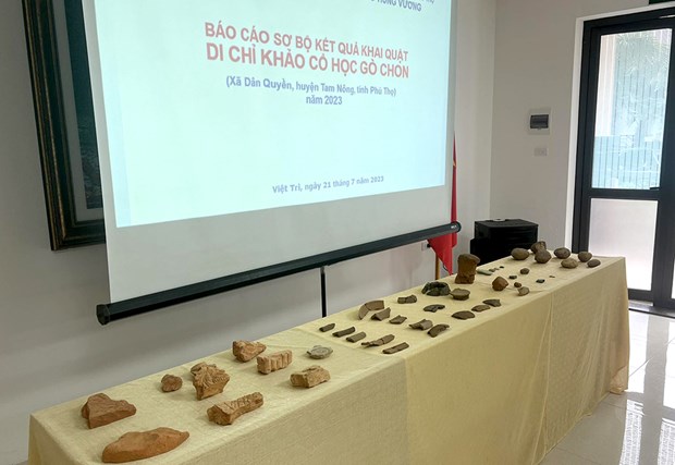 Khai quật được nhiều dấu vết dân cư cổ tại di chỉ khảo cổ học Gò Chon - ảnh 1
