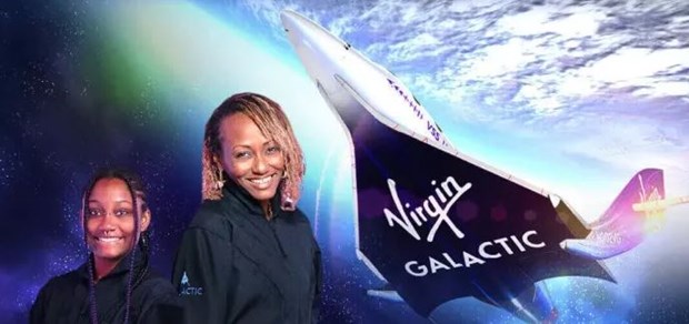 Bộ đôi phi hành gia mẹ và con gái đầu tiên ở Caribe du hành vào vũ trụ - ảnh 1