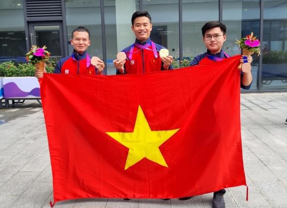 Chân dung xạ thủ đoạt HCV đầu tiên của đoàn thể thao Việt Nam tại ASIAD 19, được thưởng nóng gần 600 triệu đồng - ảnh 3