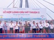 Thủ tướng Phạm Minh Chính dự Lễ hợp long cầu Mỹ Thuận 2 - ảnh 20