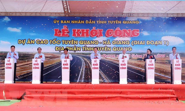 Khởi công Cao tốc Tuyên Quang-Hà Giang, vốn đầu tư 6.800 tỷ đồng - ảnh 1
