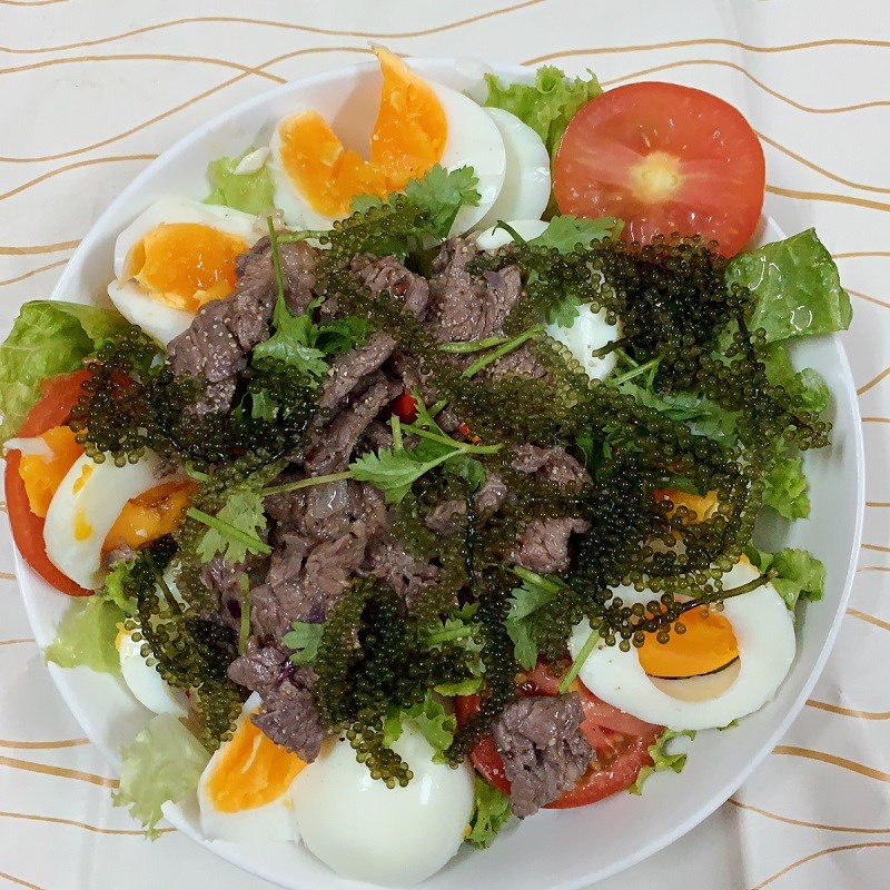 Món ngon mỗi ngày: Đổi vị cho gia đình bằng món salad rong nho thịt bò vừa bổ dưỡng lại còn ngon miệng - ảnh 11