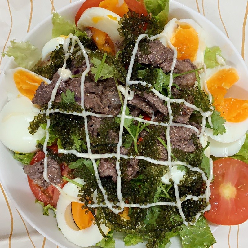 Món ngon mỗi ngày: Đổi vị cho gia đình bằng món salad rong nho thịt bò vừa bổ dưỡng lại còn ngon miệng - ảnh 13
