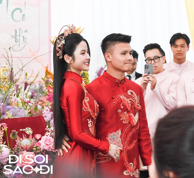 Cận cảnh tiệc cưới Quang Hải - Chu Thanh Huyền tại Đông Anh: 