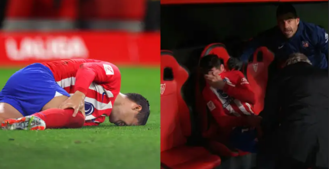 Morata rời sân trong nước mắt - ảnh 1