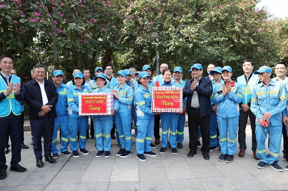Thủ tướng Phạm Minh Chính thăm, chúc Tết người lao động tại Hà Nội - ảnh 9