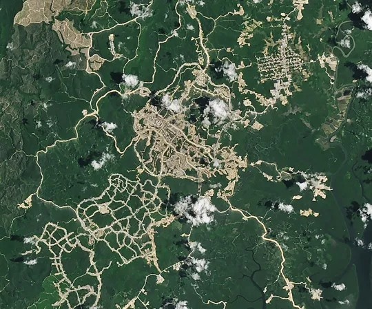 Ảnh vệ tinh cho thấy thủ đô mới nhất trên thế giới đang hình thành - ảnh 2