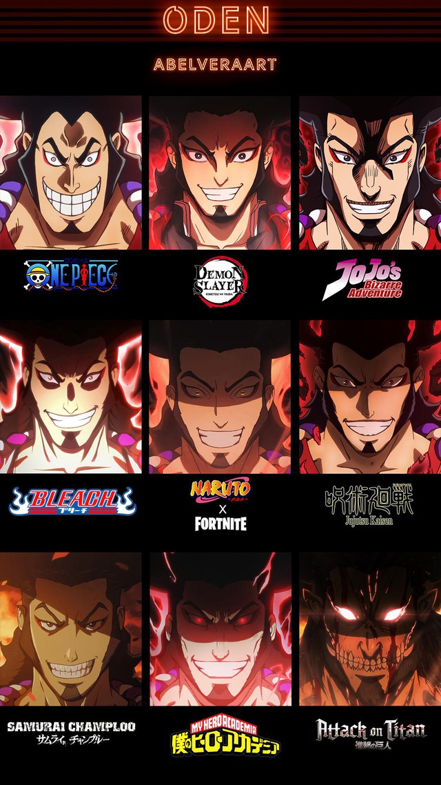 Dàn nhân vật One Piece và Jujutsu Kaisen biến hóa khác lạ theo 9 phong cách của các anime khác - ảnh 3