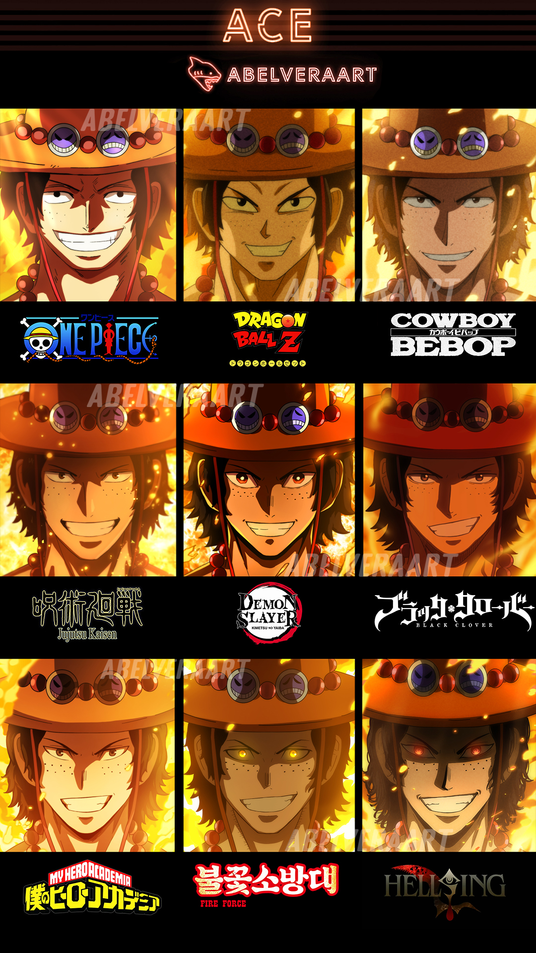 Dàn nhân vật One Piece và Jujutsu Kaisen biến hóa khác lạ theo 9 phong cách của các anime khác - ảnh 4