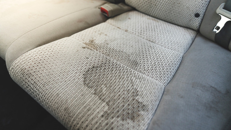 Tẩy sạch vết bẩn trên ghế ô tô chỉ với thứ bột đơn giản - ảnh 1