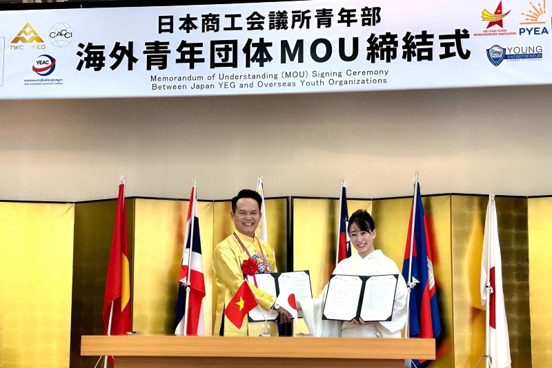 Hội Doanh nhân trẻ Việt Nam - Nhật Bản bắt tay hợp tác - ảnh 1