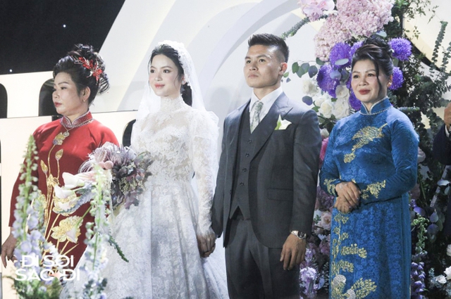 Tiệc cưới Quang Hải - Chu Thanh Huyền: Dân mạng phát hiện một chi tiết 