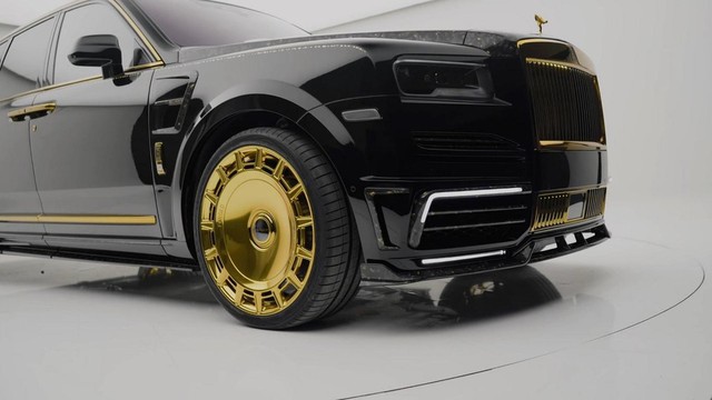 Chiêm ngưỡng siêu phẩm Rolls-Royce Cullinan bản độ dát vàng - ảnh 6