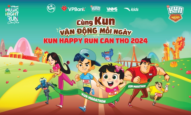 KUN Happy Run Cần Thơ 2024 - Sân chơi thể thao đỉnh cao, căng trào cảm xúc - ảnh 1