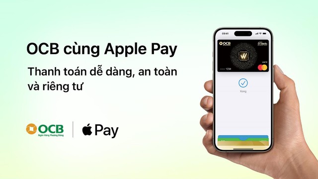 OCB giới thiệu Apple Pay đến Chủ thẻ Mastercard - ảnh 1