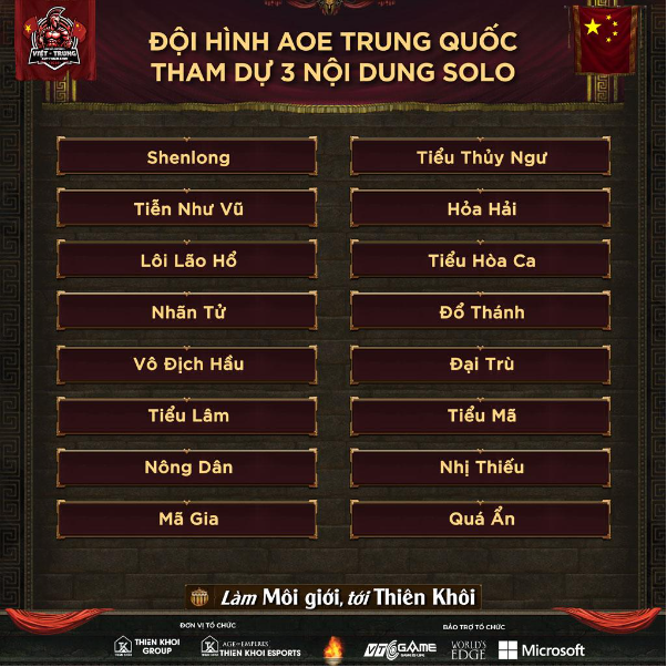 AOE Việt - Trung 2024 cup Thiên Khôi: Nơi tinh hoa đế chế hội tụ - ảnh 2
