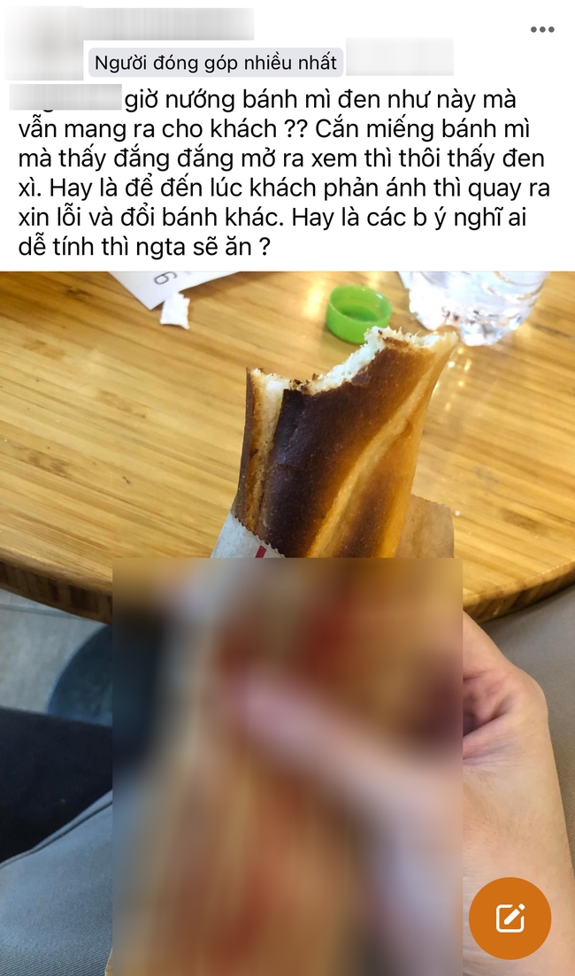 Quán cà phê nổi tiếng ở Hà Nội bị tố nướng bánh cháy đen vẫn bán cho khách, khi khách phản ánh thì bị ''nhân vật bí ẩn'' công kích - ảnh 1