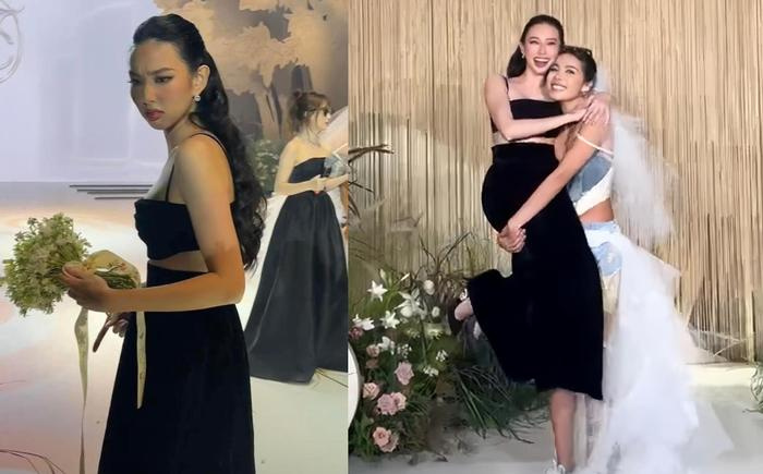 Chiếc váy giúp Thùy Tiên soán ngôi ''nữ hoàng đám cưới'' của Hòa Minzy - ảnh 2