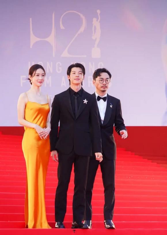 Thảm đỏ Giải thưởng Điện ảnh Hồng Kông lần thứ 42: Vắng Thư Kỳ, ông xã Phùng Đức Luân xuất hiện tình tứ bên Angelababy - ảnh 8