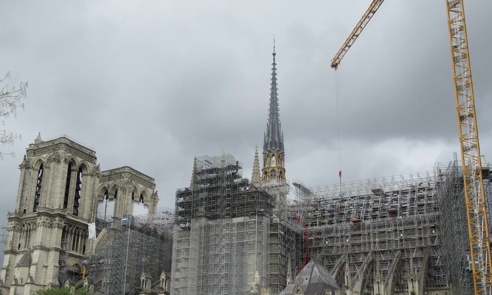Nhà thờ Đức Bà Paris tròn 5 năm sau vụ cháy - ảnh 3