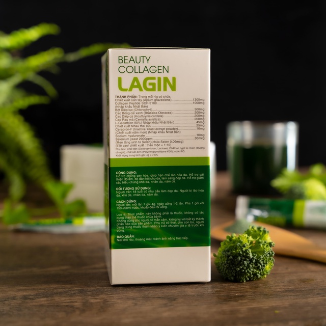 Beauty Collagen Lagin kết hợp rau xanh - Giúp detox cơ thể, làm đẹp da - ảnh 3