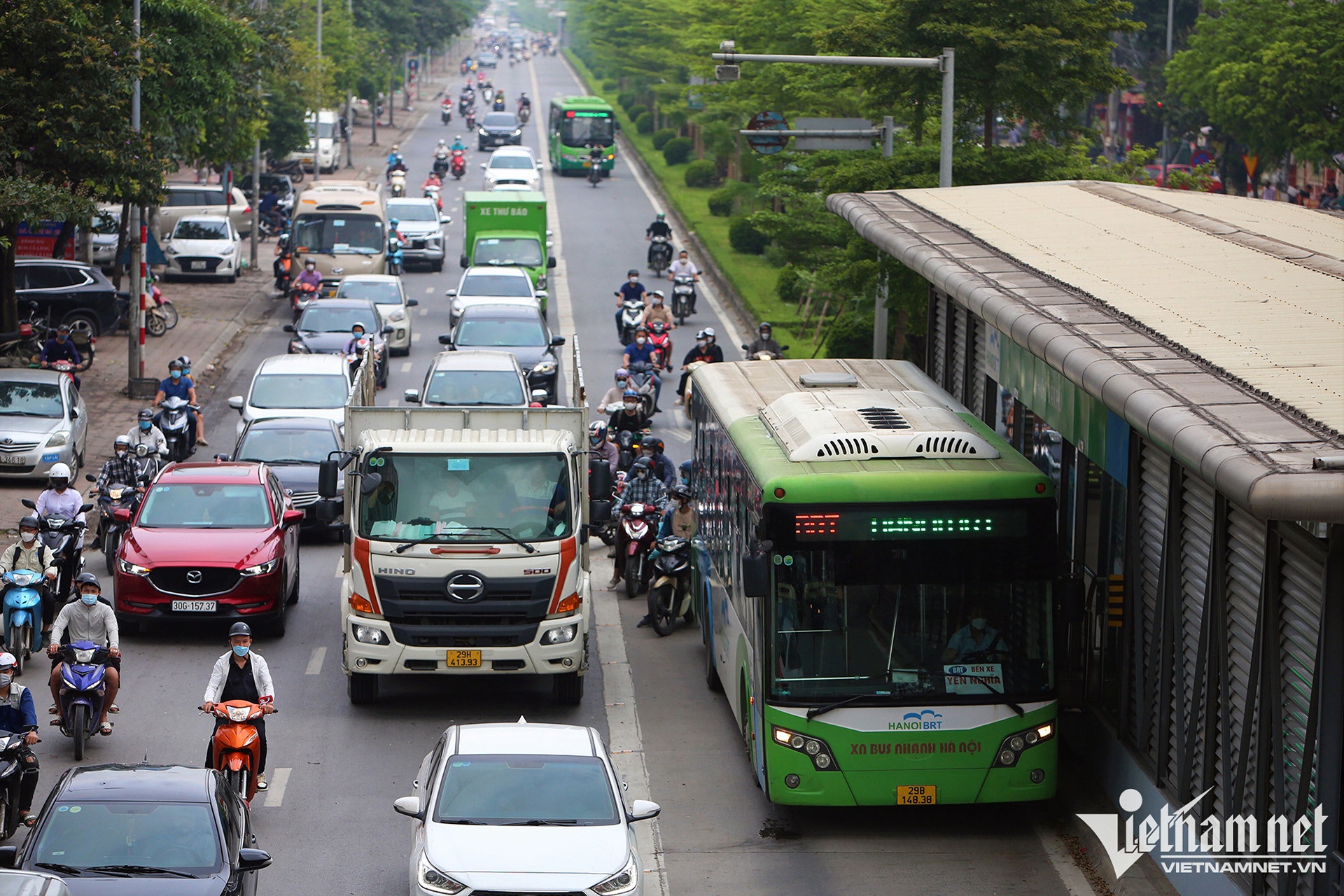 Hà Nội sẽ thay tuyến buýt nhanh bằng đường sắt đô thị - ảnh 2