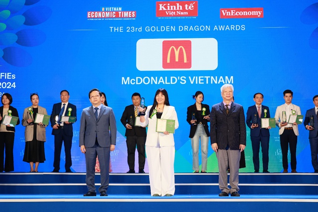 Tiên phong hướng tới nền kinh tế xanh, McDonald’s Việt Nam nhận giải Rồng Vàng lần thứ 6 - ảnh 1
