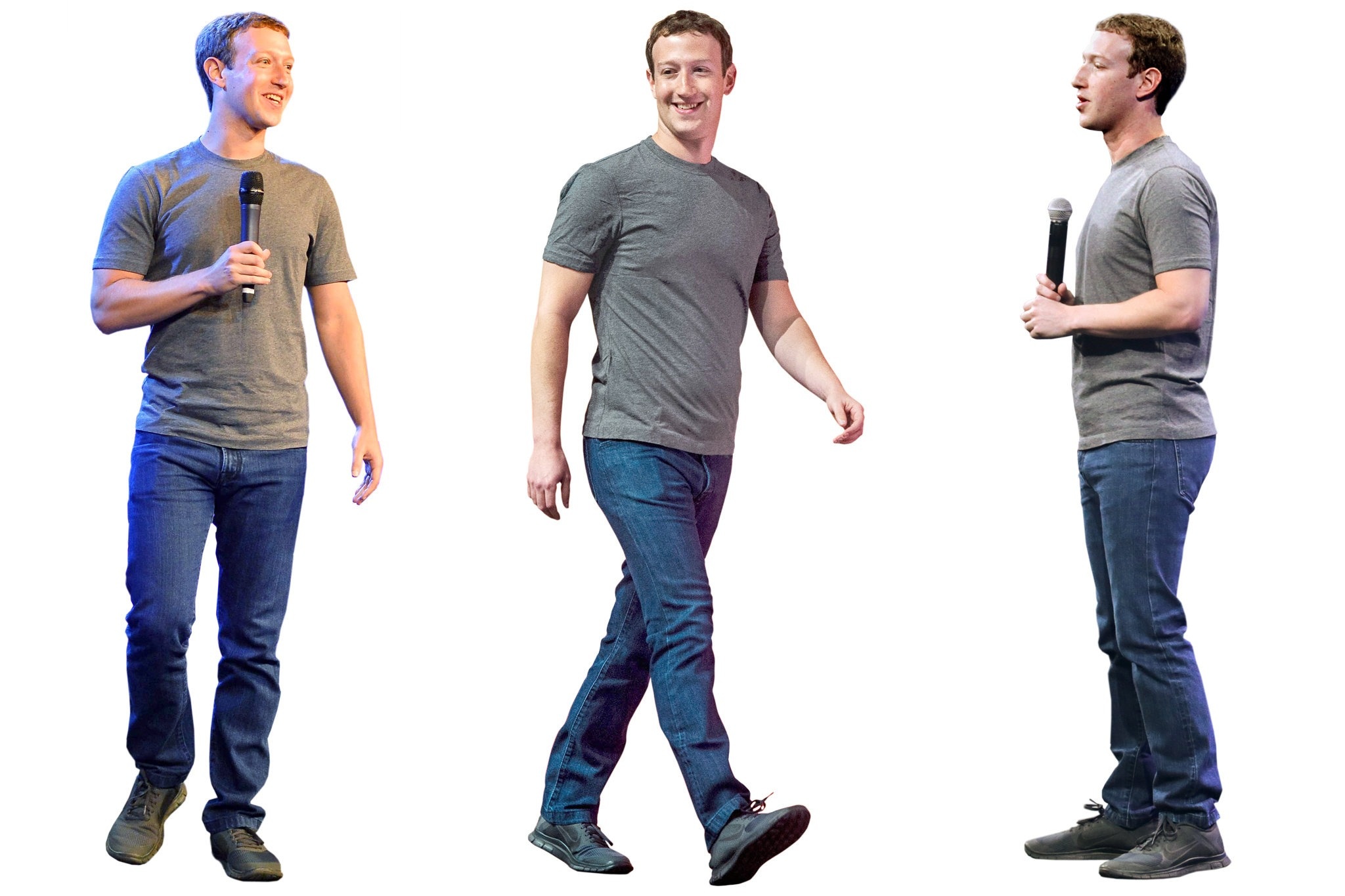 Mark Zuckerberg và Jeff Bezos ''lột xác'' - ảnh 1