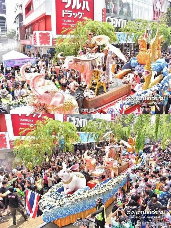 Phạm Băng Băng bị bóc mẽ ''làm màu'' ở lễ hội té nước Thái Lan, cứ tưởng được chào đón như ngôi sao quốc tế nhưng sự thật không ngờ - ảnh 7