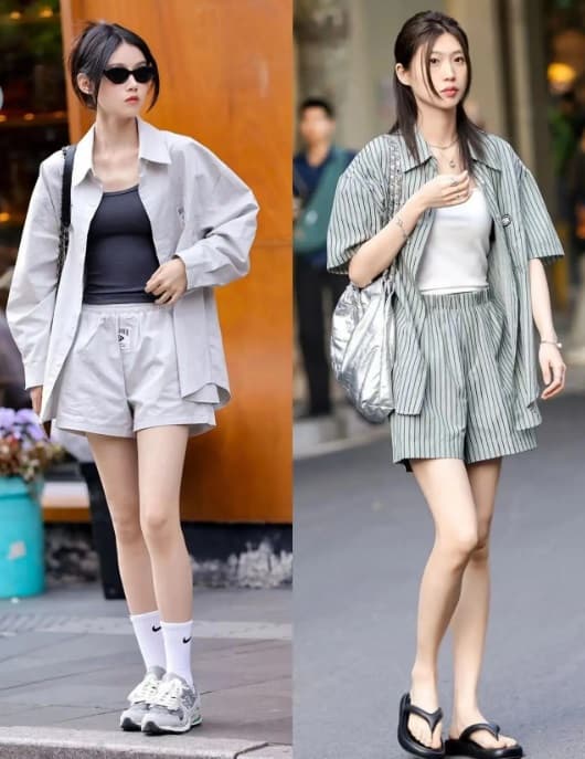 Đừng chỉ kết hợp áo sơ mi với quần, nó quá nhàm chán! Hãy nhìn những cô gái Thượng Hải, họ ăn mặc sang trọng và thời trang như thế này - ảnh 2