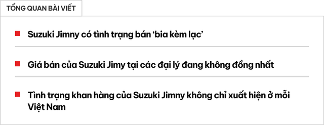 Suzuki Jimny bán ''kèm lạc'' lên gần 1 tỷ đồng - ảnh 1