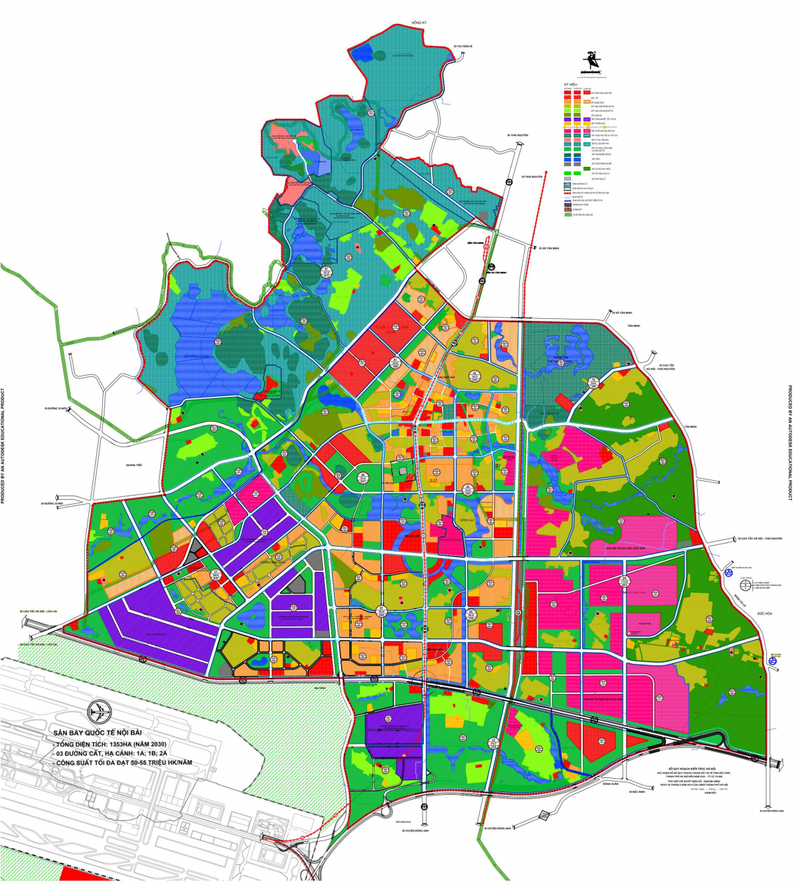 Phê duyệt quy hoạch đô thị Sóc Sơn khu 1 gần 630 ha - ảnh 2
