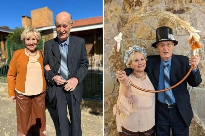 Quen qua mạng, cụ ông 90 tuổi tổ chức đám cưới hoành tráng với cụ bà 83 - ảnh 1