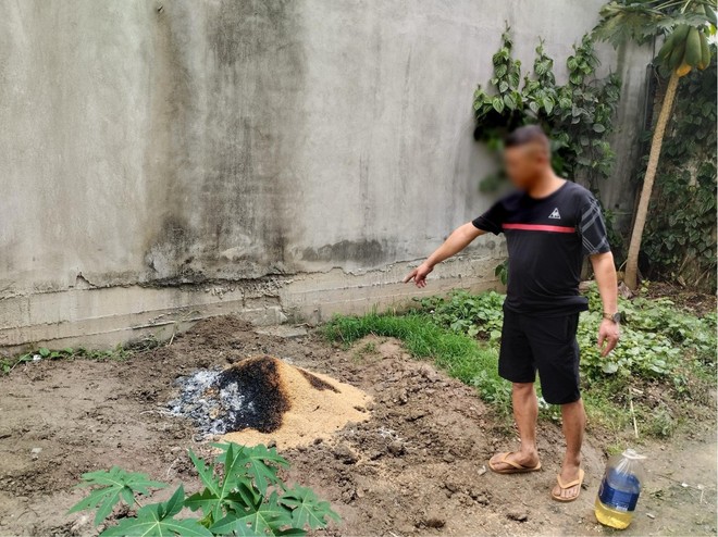 Hiện trường vụ thiếu nữ 15 tuổi nghi bị sát hại, chôn xác trong vườn tại Hải Phòng - ảnh 5