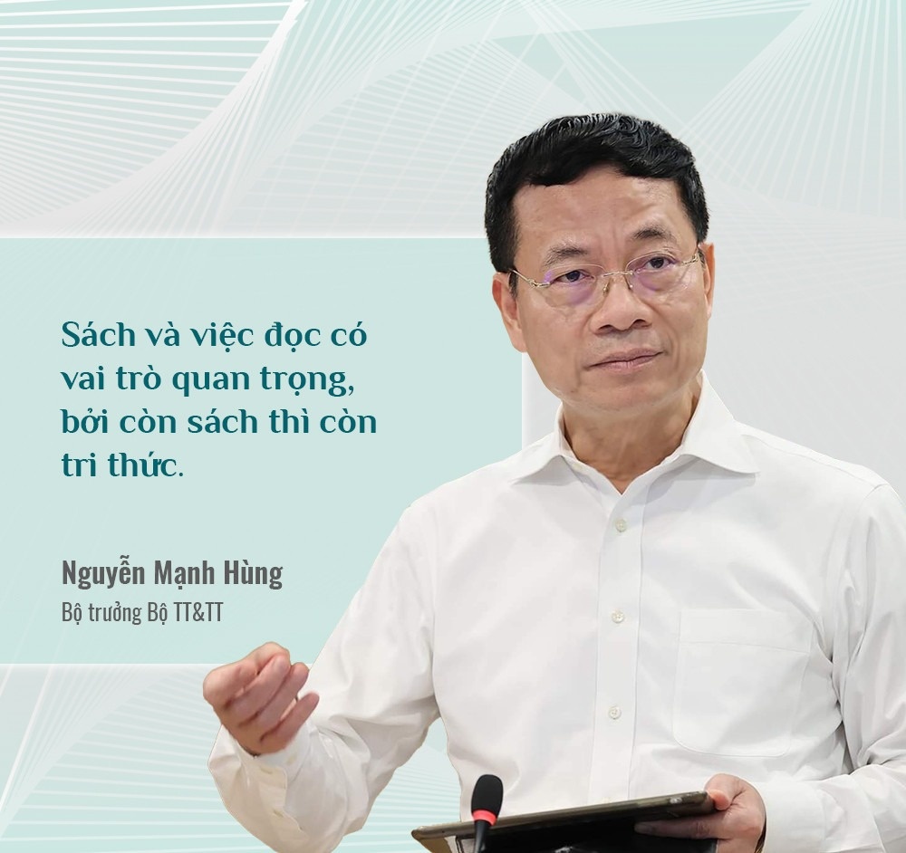 Bộ trưởng Nguyễn Mạnh Hùng nói về đọc sách - ảnh 1