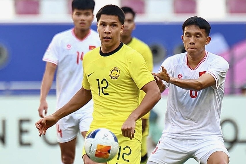 Hai ngoại binh Malaysia bất lực trước U23 Việt Nam - ảnh 6