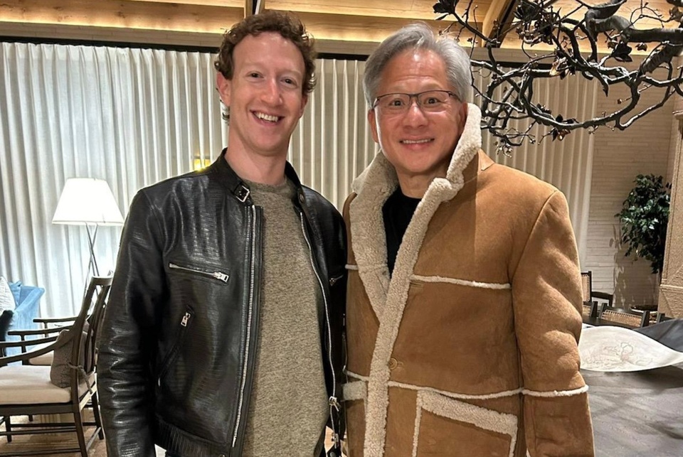 ‘Gia vị’ bí mật đằng sau tình bạn của Mark Zuckerberg và CEO NVIDIA - ảnh 1