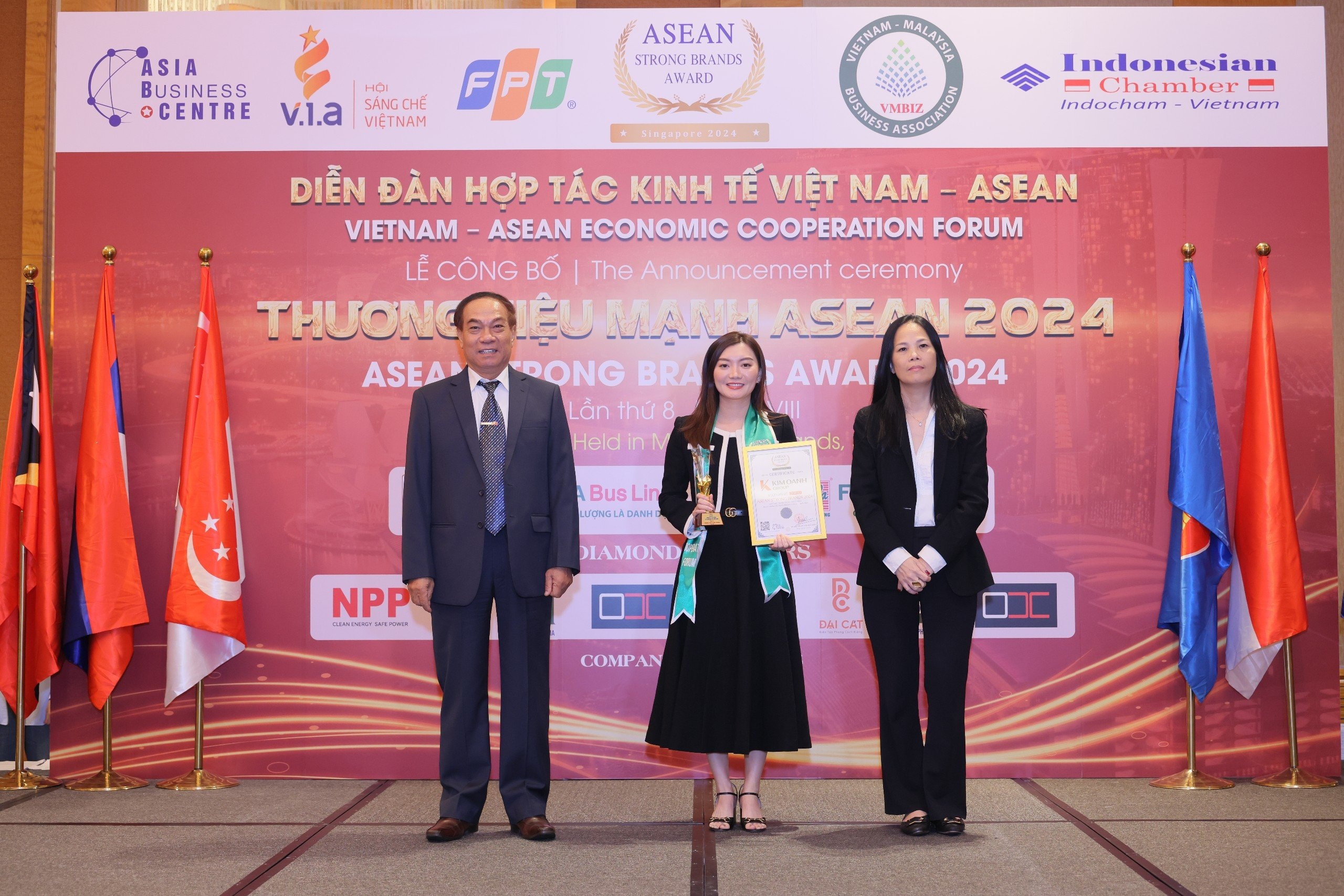 Kim Oanh Group lập hattrick giải thưởng tại ASEAN Strong Brands Award - ảnh 2