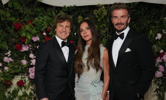 David và Victoria Beckham say mê Tom Cruise - ảnh 1