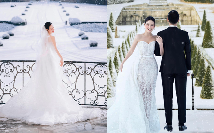 Váy cưới trị giá hàng trăm triệu đồng của ''tiên tỷ'' Midu - ảnh 1