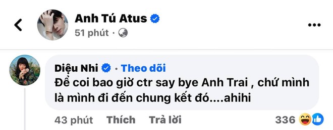 Anh Tú Atus vừa xác nhận tham gia Anh Trai Say Hi, Diệu Nhi đã vội 