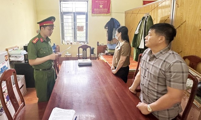 Bắt nguyên chủ tịch xã ở Bắc Giang - ảnh 1